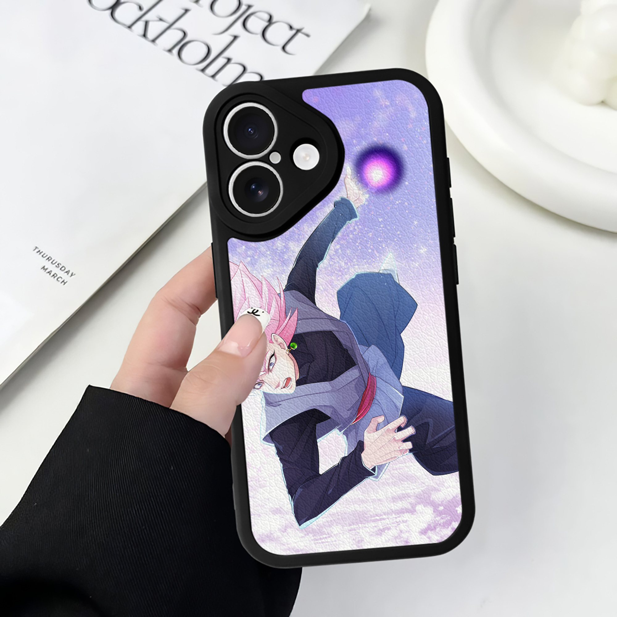 （画像用） ドラゴンボール DRAGON BALL 【iPhone 16シリーズ対応】シリコンスマホケース（レザー調） 材質：シリコン